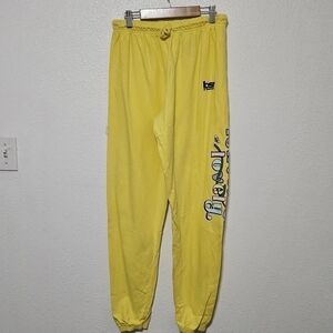 NWOT BSR by Samii Ryan Sweatpants size large Isn't It Lively graphic